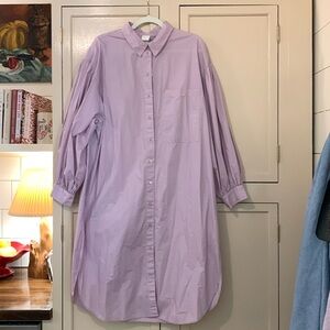 H&M Lavender Shirtdress